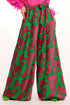 Salinger Wide-Leg Pants - Camellia Bloom